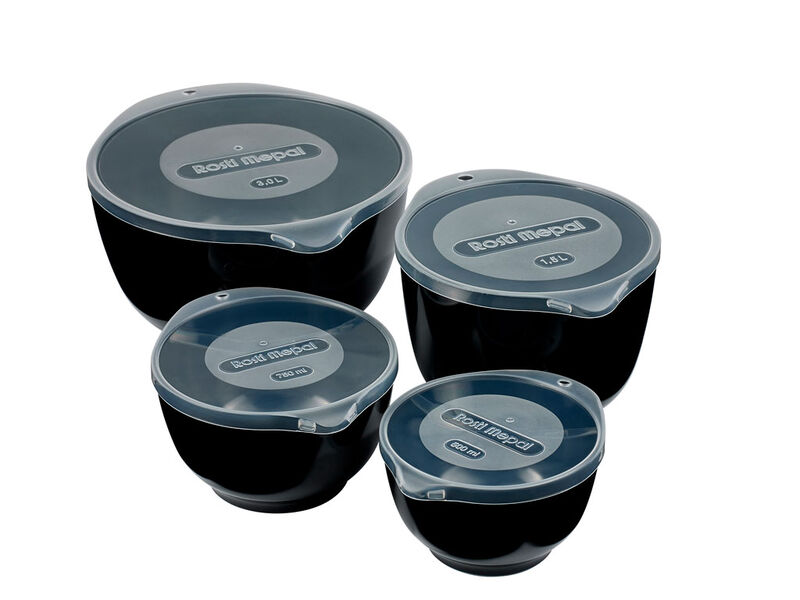 ROSTI Margrethe Bowl 4pc set with Lids Classic (0.5Q, 0.75Q, 1.5Q, 3Q) image number 1
