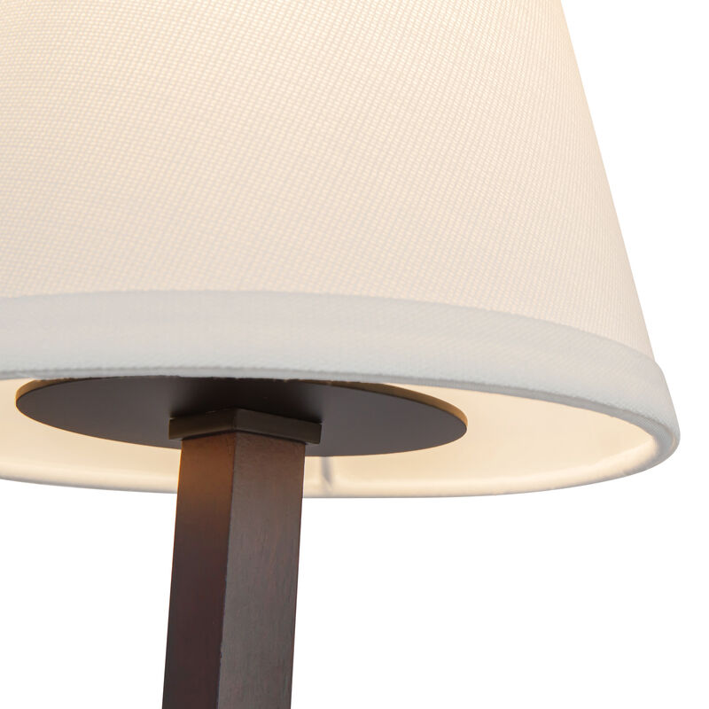 Sloan 12-in Damp-Rated Wall/Vanity Light with Linen Shade image number 4