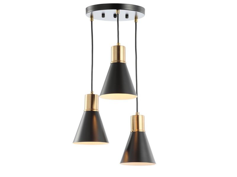 Apollo 3-Light Metal Cluster LED Pendant