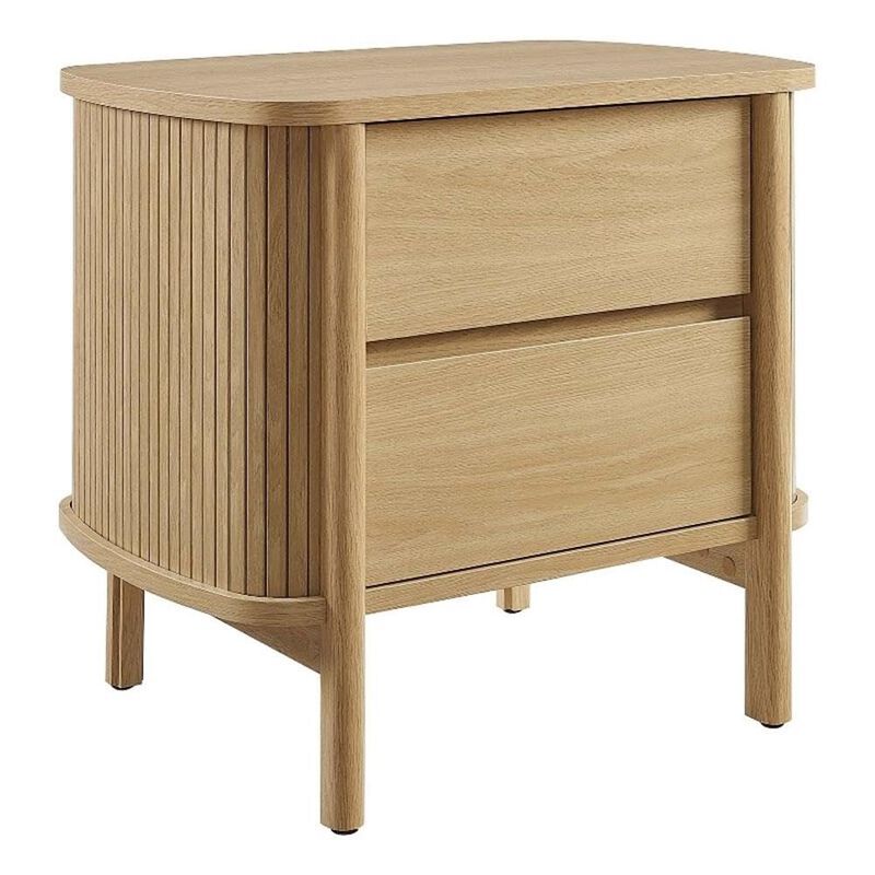 Cadence Fluted 2-Drawer Nightstand image number 0