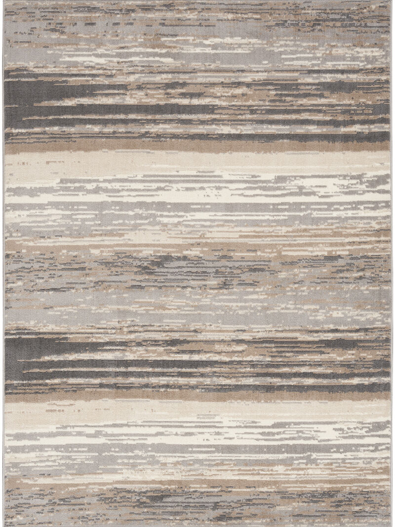 Jubilant JUB04 Green/Ivory 5'3" x 7'3" Rug image number 0