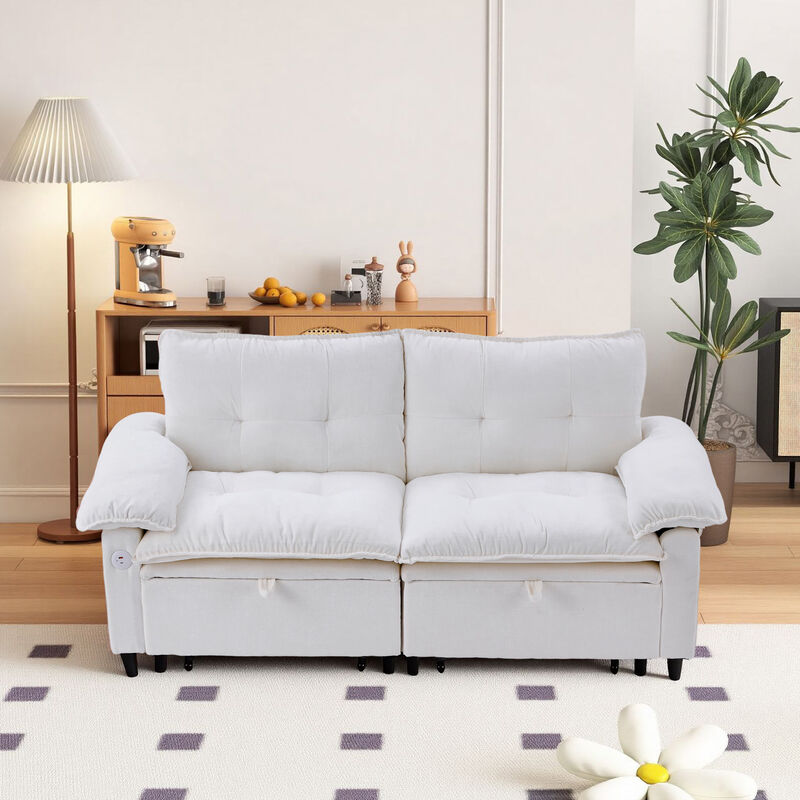Napnam Convertible Sleeper Couch image number 1