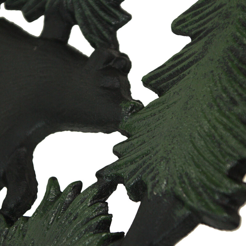 Black Bears in Forest Wall Hanging - 12" - Cabin Decor image number 3