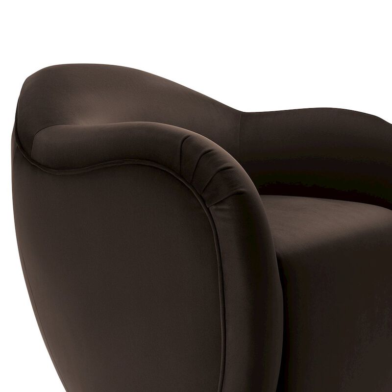 Compose Performance Velvet Swivel Armchair image number 6