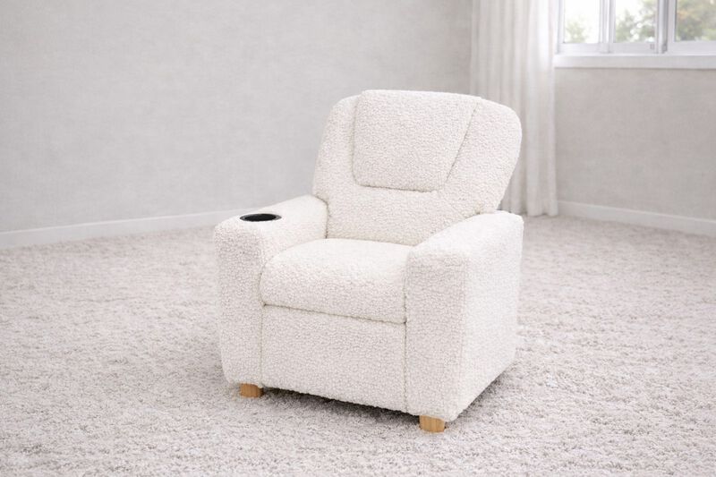 Beige Kid Push-back Recliner image number 2