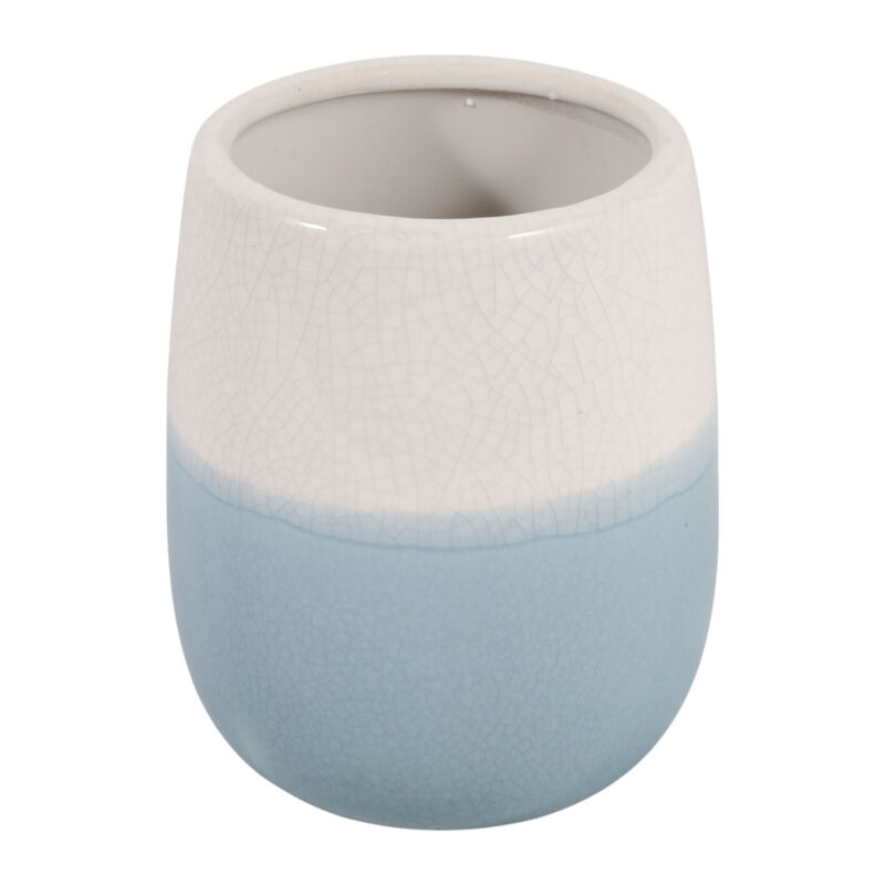 2-Tone Pencil Cup White/Blue image number 3