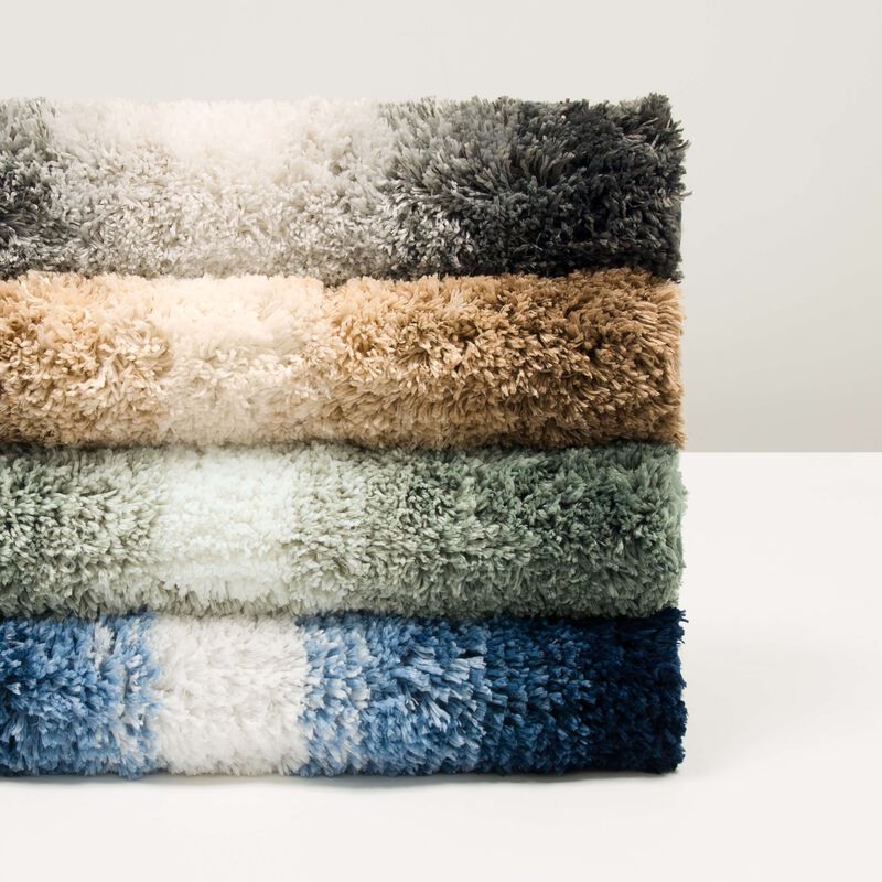 Gradient Ombre Border Bath and Kitchen Mat Collection image number 2