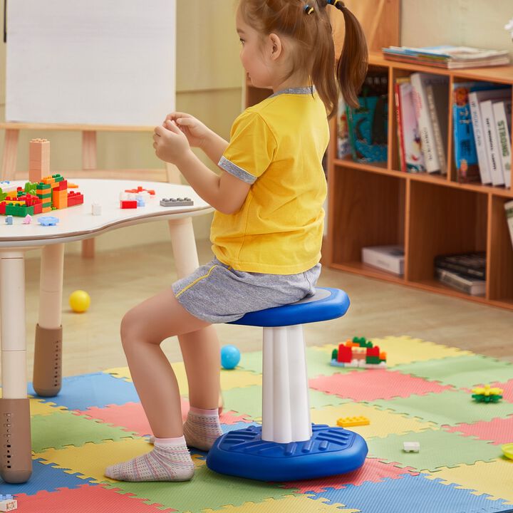 Kids Active Wobble Chair with Soft Cushion Improves Focus and Posture for Classroom