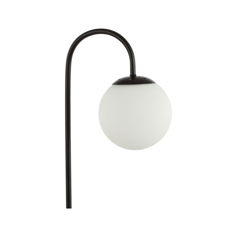 Arco Iron/Glass Minimalist Mid-Century Globe LED Table Lamp
