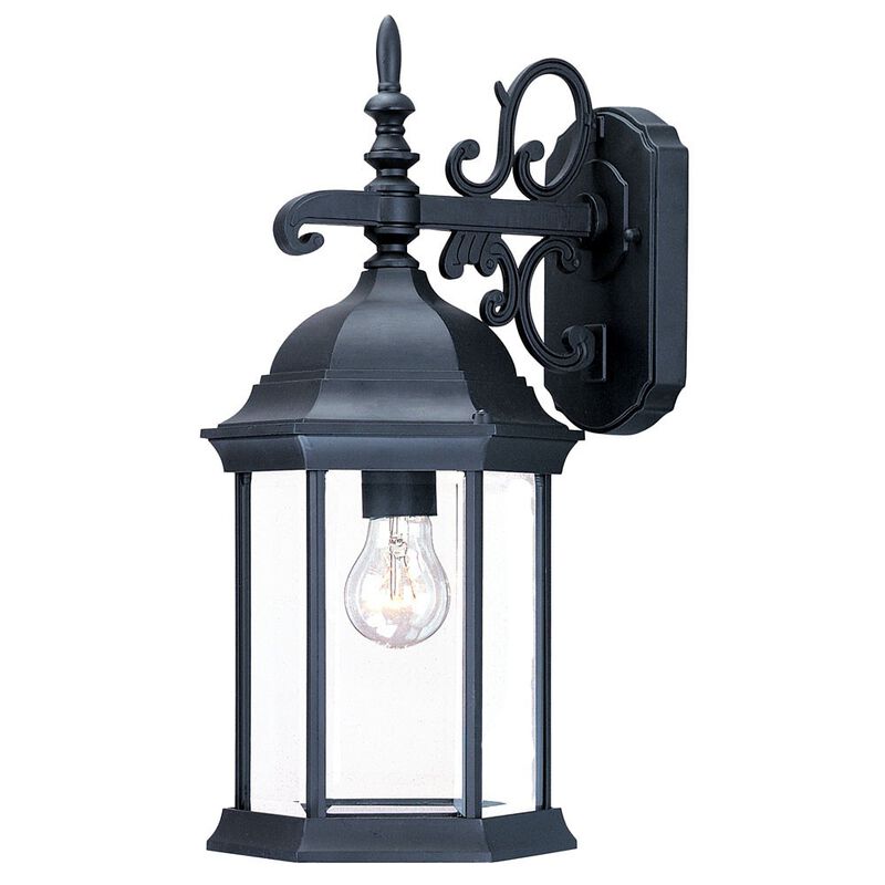Hanging Domed Glass Lantern Wall Sconce &ndash; Weather-Resistant Outdoor Lighting