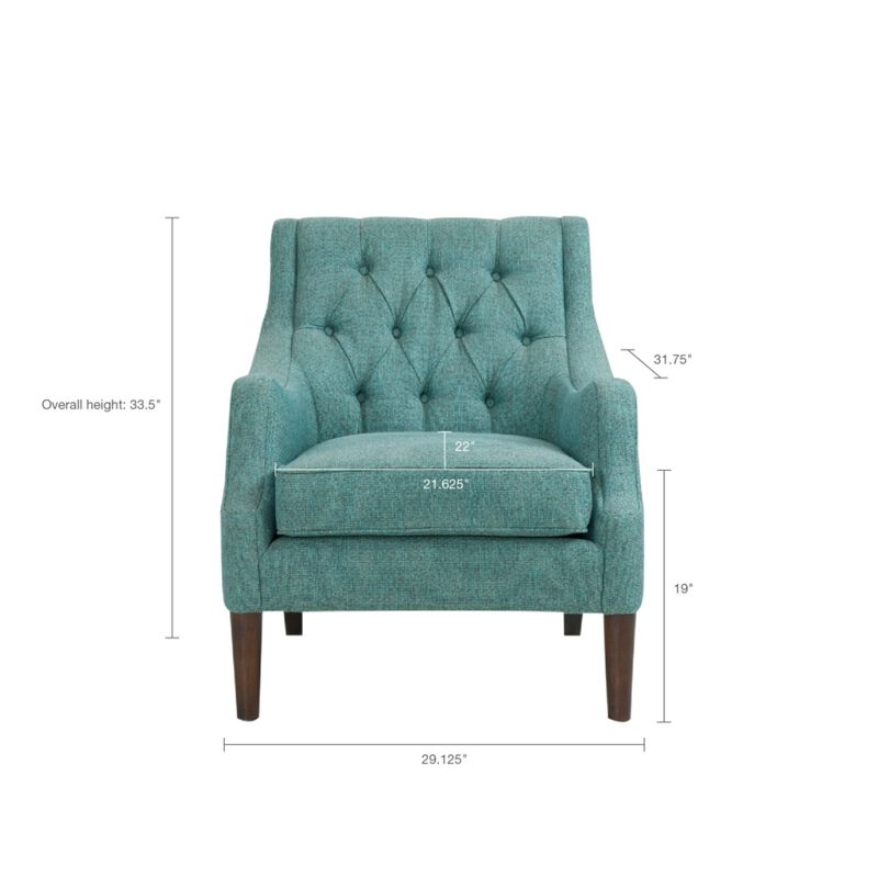 Streamdale Qwen Button Tufted Accent Chair