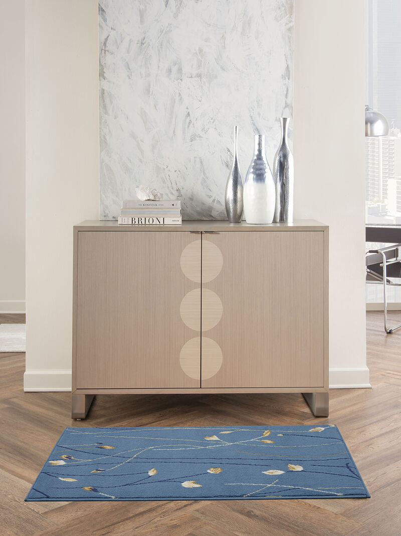 Grafix GRF15 Light Blue 2'3" x 10' Rug