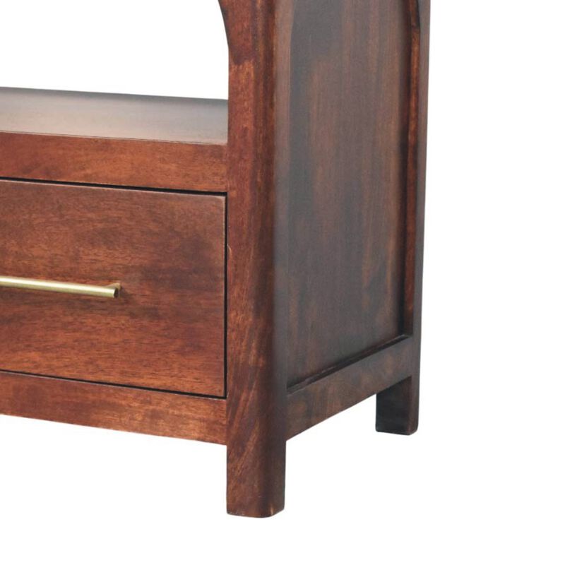 Artisan Furniture Solid Wood Larissa 2 Door Chestnut Cabinet image number 7
