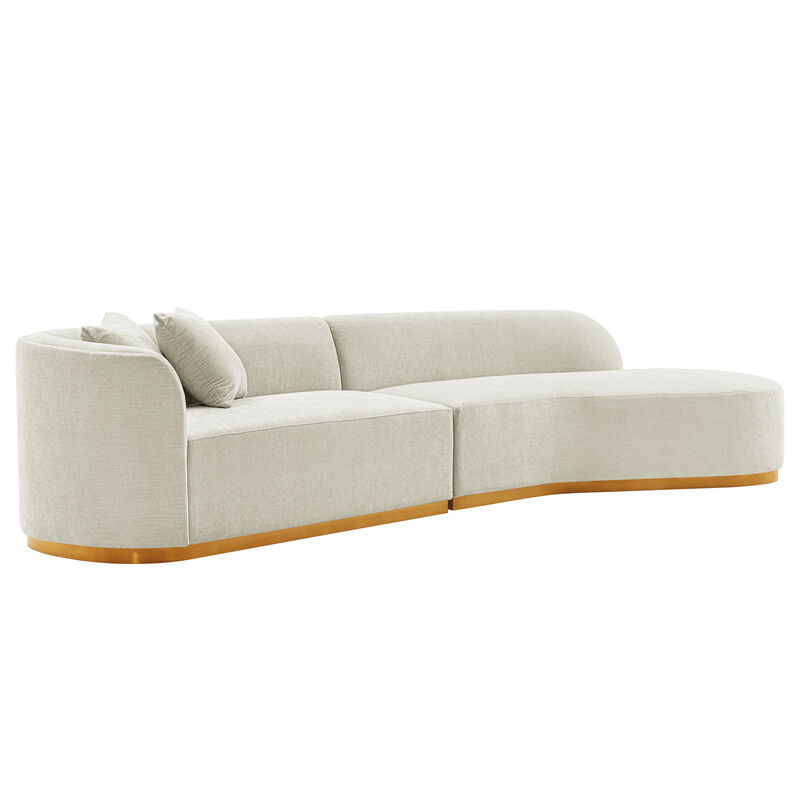 Daria Ivory Sofa Sectional