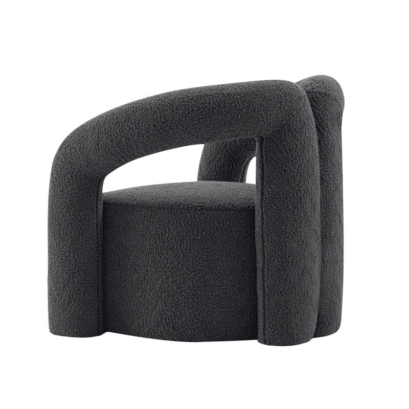 Darian Black Accent Chair