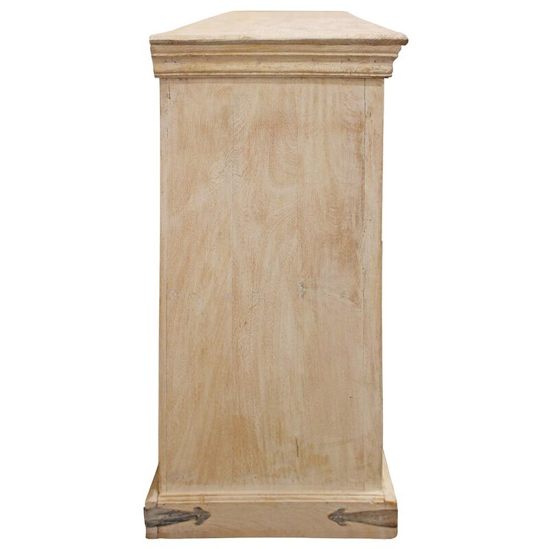 Alex Hamilton Carter Flores 4-Door Sideboard in Distressed White image number 2