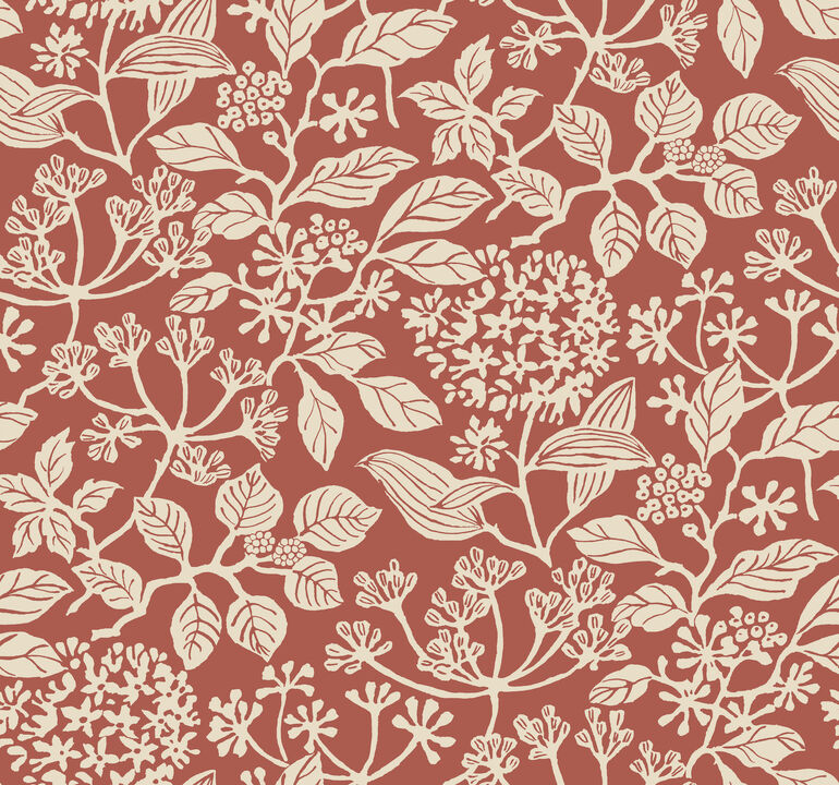Rowen Ruby Botanical Wallpaper