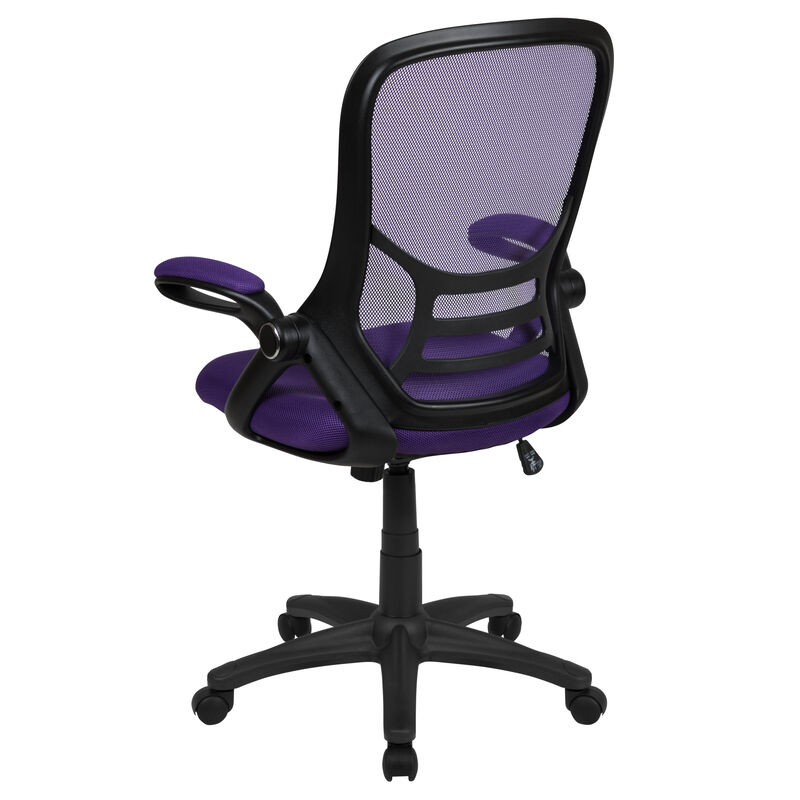 Porter High Back   Mesh Ergonomic Swivel Office Chair with Frame and Flip-up Arms image number 5