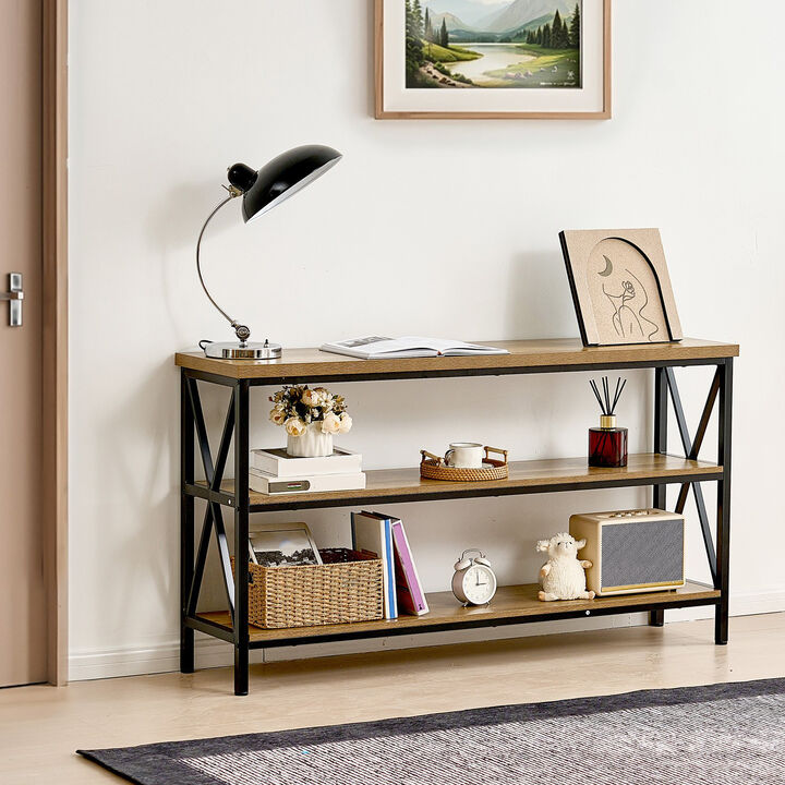 Slim Entryway Table &ndash; Narrow Console Table for Living Room, Hall, or Behind Sofa Accent Use