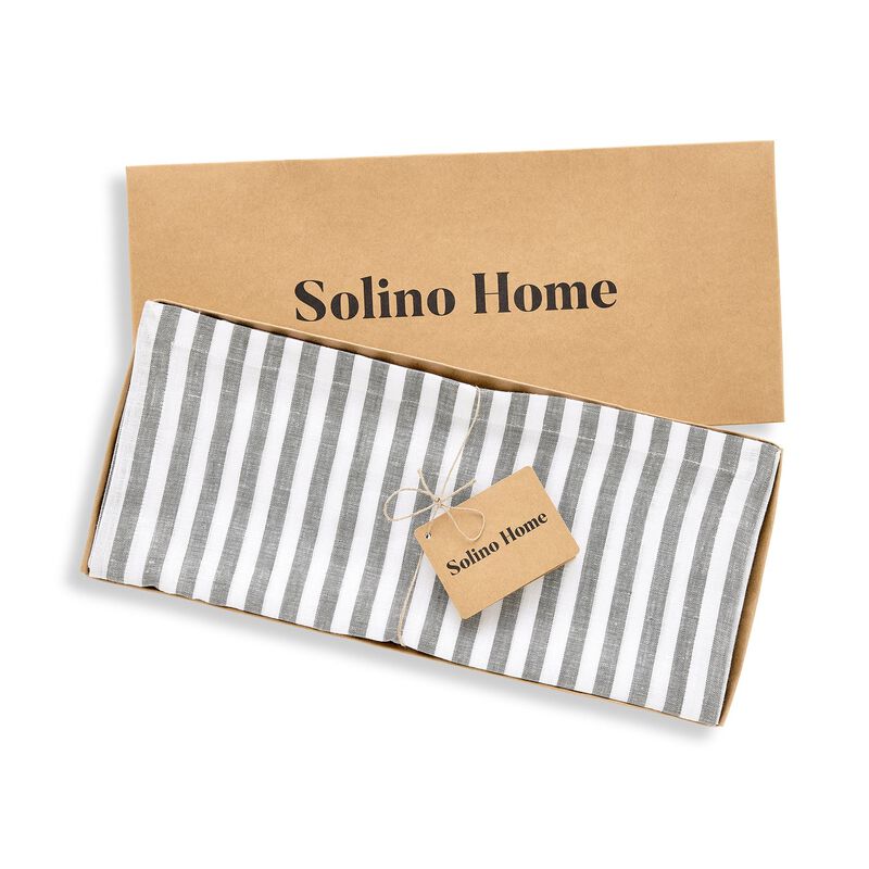 Linen Table Runner - Amalfi Stripe image number 4