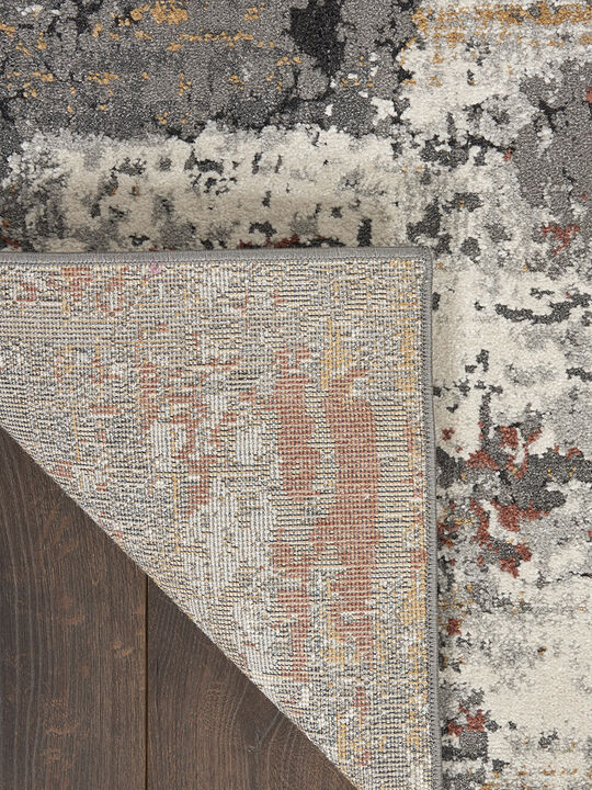 Tangra TNR02 Gray/Multicolor 2'2" x 7'6" Rug