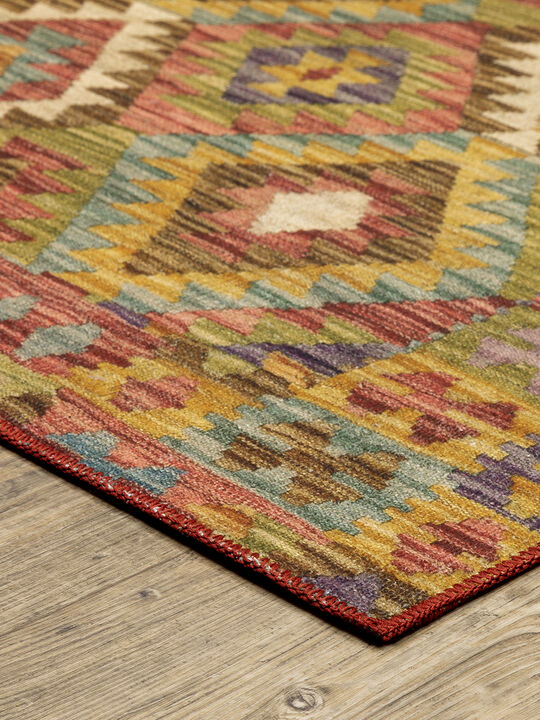 Malibu 2' x 8' Gold Rug