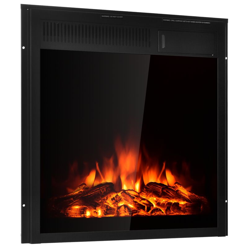Electric Fireplace Insert Freestanding and Recessed Heater