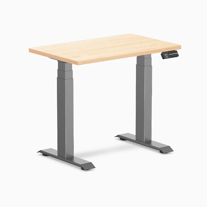 Desky Dual Mini Hardwood Sit Stand Desk