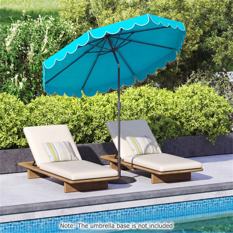 10 FT Patio Umbrella with Push Button Tilt and Crank image number 1