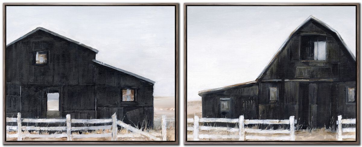 Black Barn (Set of 2)
