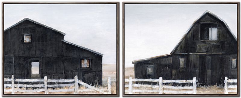 Black Barn (Set of 2) image number 0
