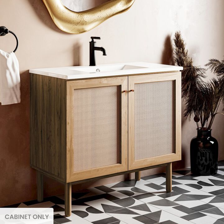 Classe 36" Bathroom Vanity in Black Cabinet Only