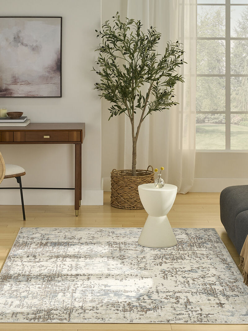 Quarry QUA17 Ivory/Beige 5'3" x 7'3" Rug image number 1