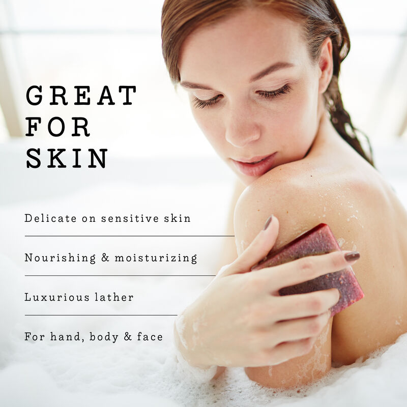 Lovery - Handmade Goat Milk Soap Made in USA with Organic Shea Butter - Moroccan Vanilla Scent - Goats Milk Soap Bar, Oatmeal Soap Base - All Natural Soap BarMade with Organic Goat Milk, Single