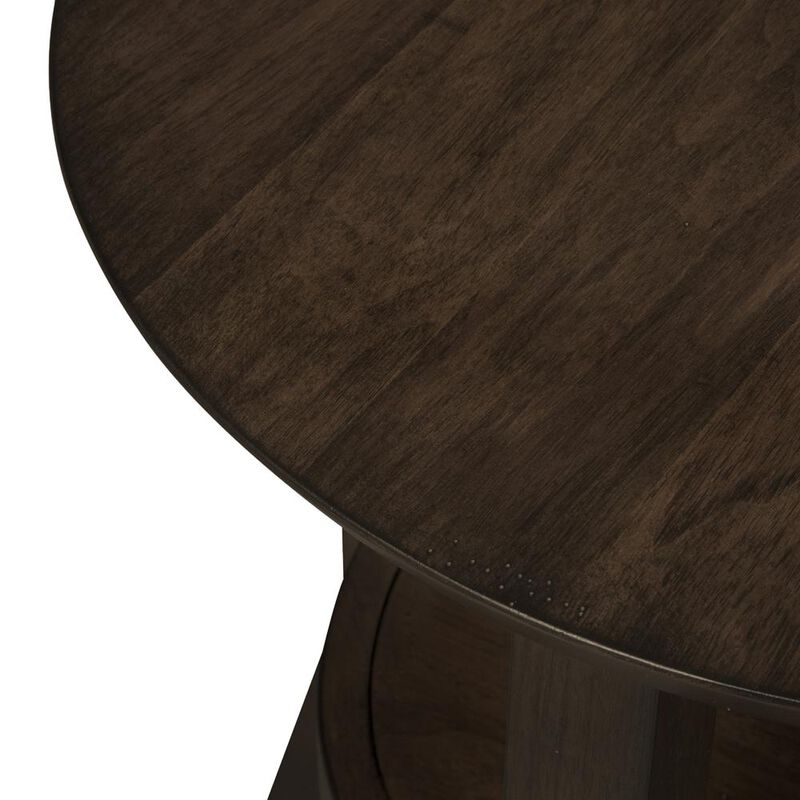 Liberty Furniture Ventura Blvd Round End Table in Bronze Spice image number 5