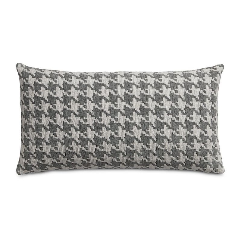 Michael Amini Moonbeam Georgia 13 x 24 Chenille Pillow, Set of 2 - Dove Gray