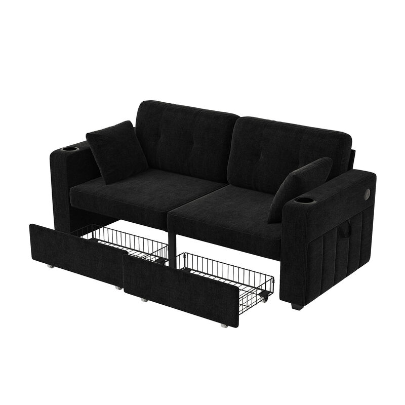 Kistub with Storage Sectional Sofa image number 8