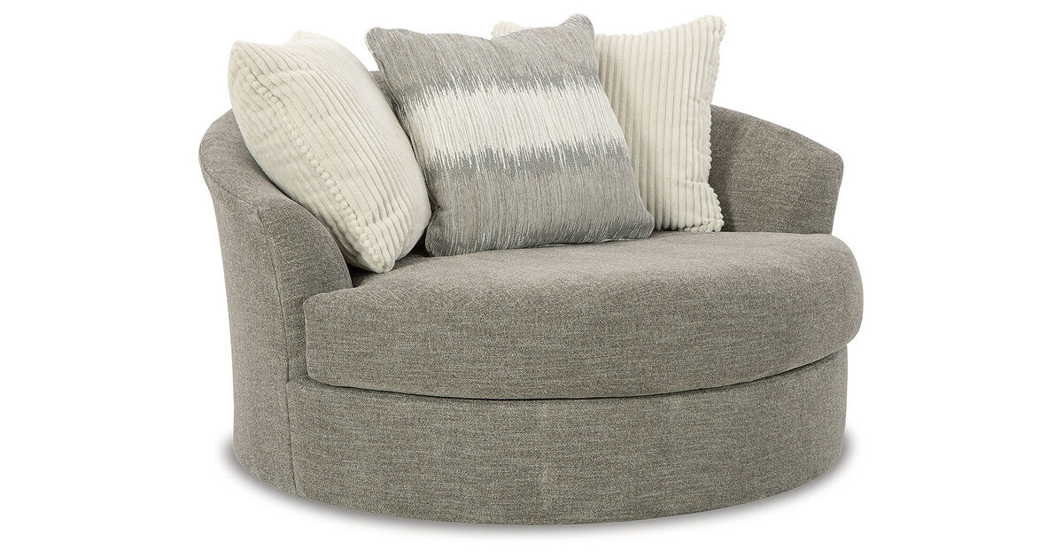 Creswell Oversized Swivel Accent Chair