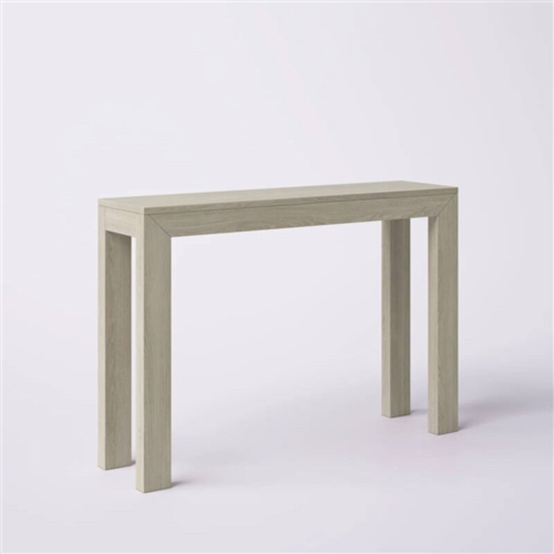 Solid Wood Modern Console Table – Sleek Sofa Table for Entryway or Living Room