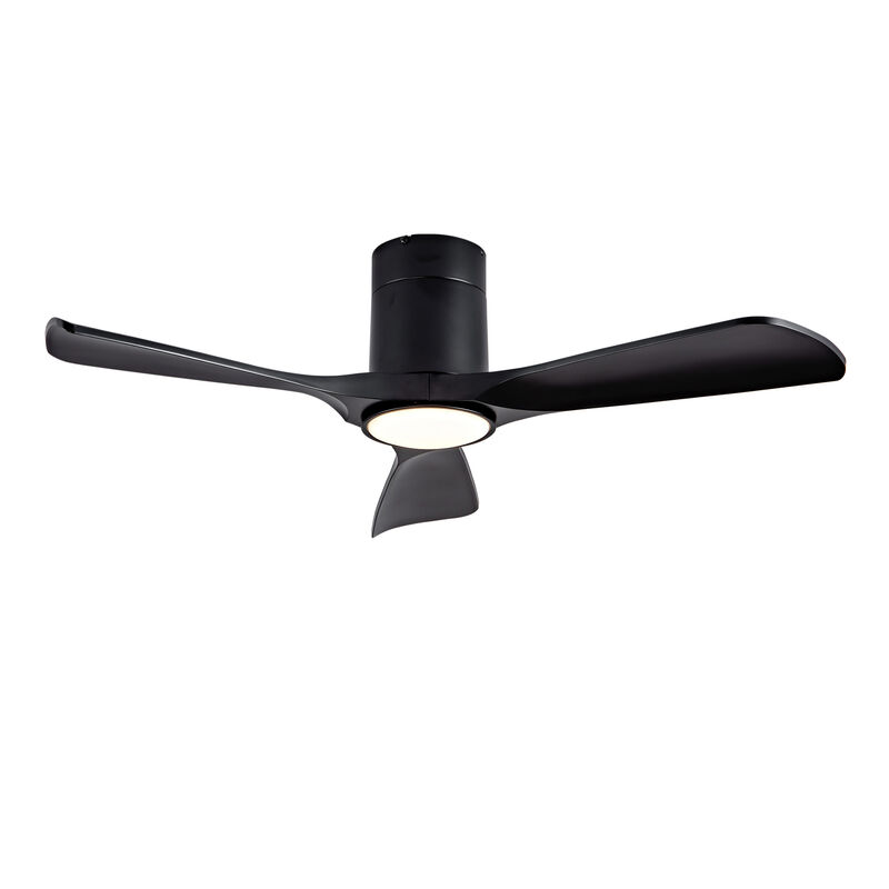 ELEMENT ACE 42 Inch Flush Mount Ceiling Fan with Integrated LED Lights Remote Control Quiet DC Motor Reversible Blades for Bedroom Farmhouse Patio Indoor Outdoor Use image number 4