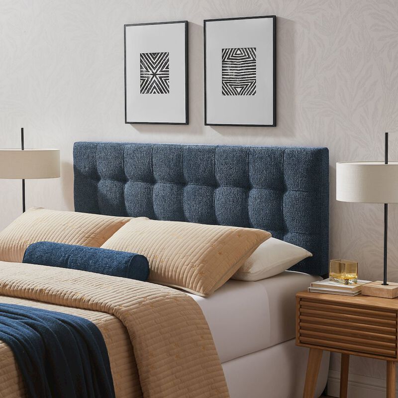 Lily Upholstered Queen Size Headboard image number 6