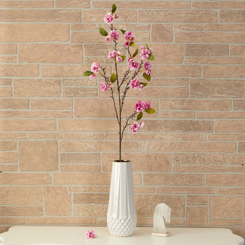 Nearly Natural 41-in Cherry Blossom Artificial Flower (Set of 3)