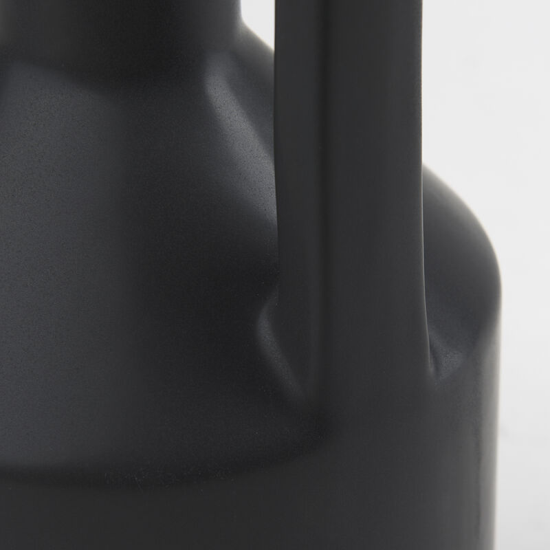 Burton Matte Black Jug Vase