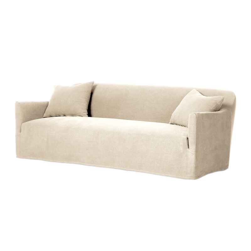 Lowell Broadway Dune Slipcover Sofa
