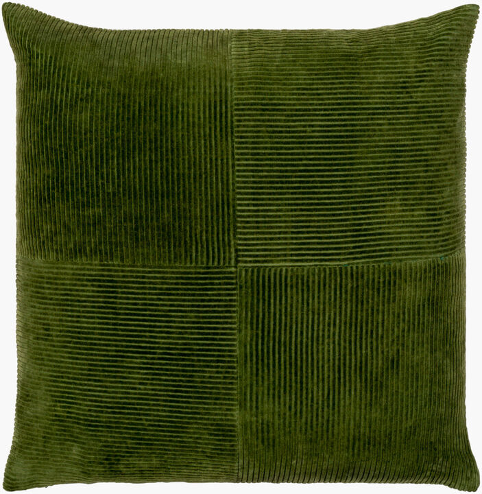 Corduroy Quarters Accent Pillow