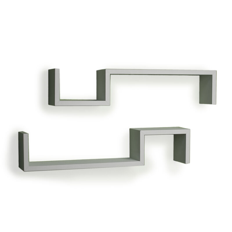 S Wall Mount Shelves (Set of 2)