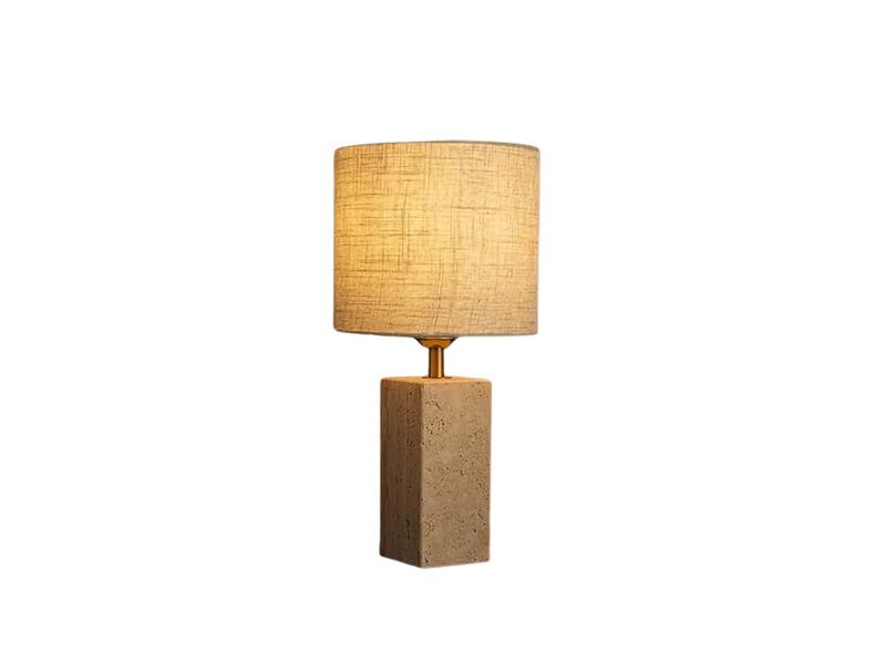 Modern Fabric Linen Desk Lamp For Bedroom Office Nightstand image number 0