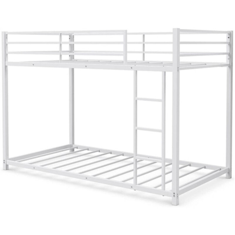Low Profile Modern Metal Bunk Bed – Space-Saving and Sleek Design