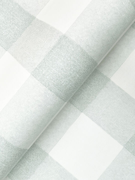 Thorpe Aqua Plaid Wallpaper (Set of 2)