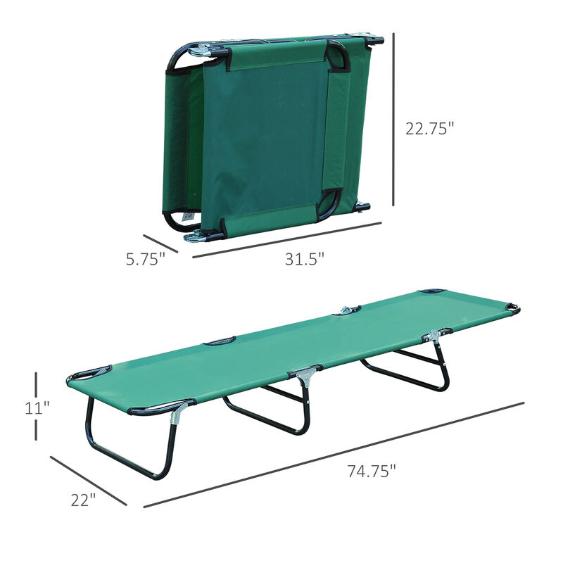 Hivvago Folding Patio Lounge Chair with 5-Level Adjustable Back image number 2